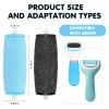 12PCS Coarse Replacement Rollers for Feet,Extra Coarse Roller Refill Heads,Replacement Roller Heads Compatible with Electric Foot Callus Remover Tool view 2