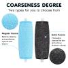 12PCS Coarse Replacement Rollers for Feet,Extra Coarse Roller Refill Heads,Replacement Roller Heads Compatible with Electric Foot Callus Remover Tool view 3
