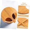 Abaodam Lid for Foot Soaking Tub Replacement Cover for Foot Basin Bucket Lightweight Wood Lid Convenient and Design for Home Use view 4