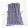 ABOOFAN 1Pc Gauze Cotton Towel Breathable Blue Face Cloth Soft and Absorbent Bath Towel for Home Dorm and Hotel Use for Daily Face Cleaning Care view 2
