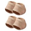 Ipetboom 2 Pairs of Heel Socks for Women and Men Soft Gel Heel Protectors Moisturizing and Comfortable Covers for Cracked Feet Toeless Design for Everyday Use view 1