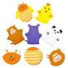 Abaodam 5Pcs Bath Mitt Cotton Washcloths for Boy Girl Adorable Fruit-Shaped Body Scrubbing Gloves with Soft Texture and Rich Bubbles Lightweight and Compact Bath Supplies for Gentle Exfoliation view 2