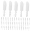 PartyKindom 300pcs Flocking Lip Brush Heads for Girls Makeup Brush Replacements Disposable Lipstick for Lip Eye view 1