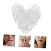 PartyKindom 300pcs Flocking Lip Brush Heads for Girls Makeup Brush Replacements Disposable Lipstick for Lip Eye view 2