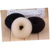 Healeved 3pcs Hair Bun Maker Set Sponge Donut Styling Tool for Girls Hair Accessories Bun Maker Pins for view 2