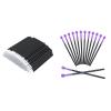 50Pcs Disposable Lip Gloss Wands,50PCS Silicone Eyelash Brushes view 1