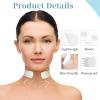 PKRFCJ Neck Less Tape Strips,48 PCS Neck Tape Lifting Invisible,Lift Invisible Behind Suitable for Lifting Face Neck Wrinkles Female Skin Care(8 Skin Tone Bands + 40 Replacement Tapes) view 4