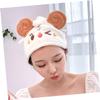 ABOOFAN Quick Drying Shower Cap Hair Turban Towel Wrap Absorbent Fleece Hat for Dry Hair view 3