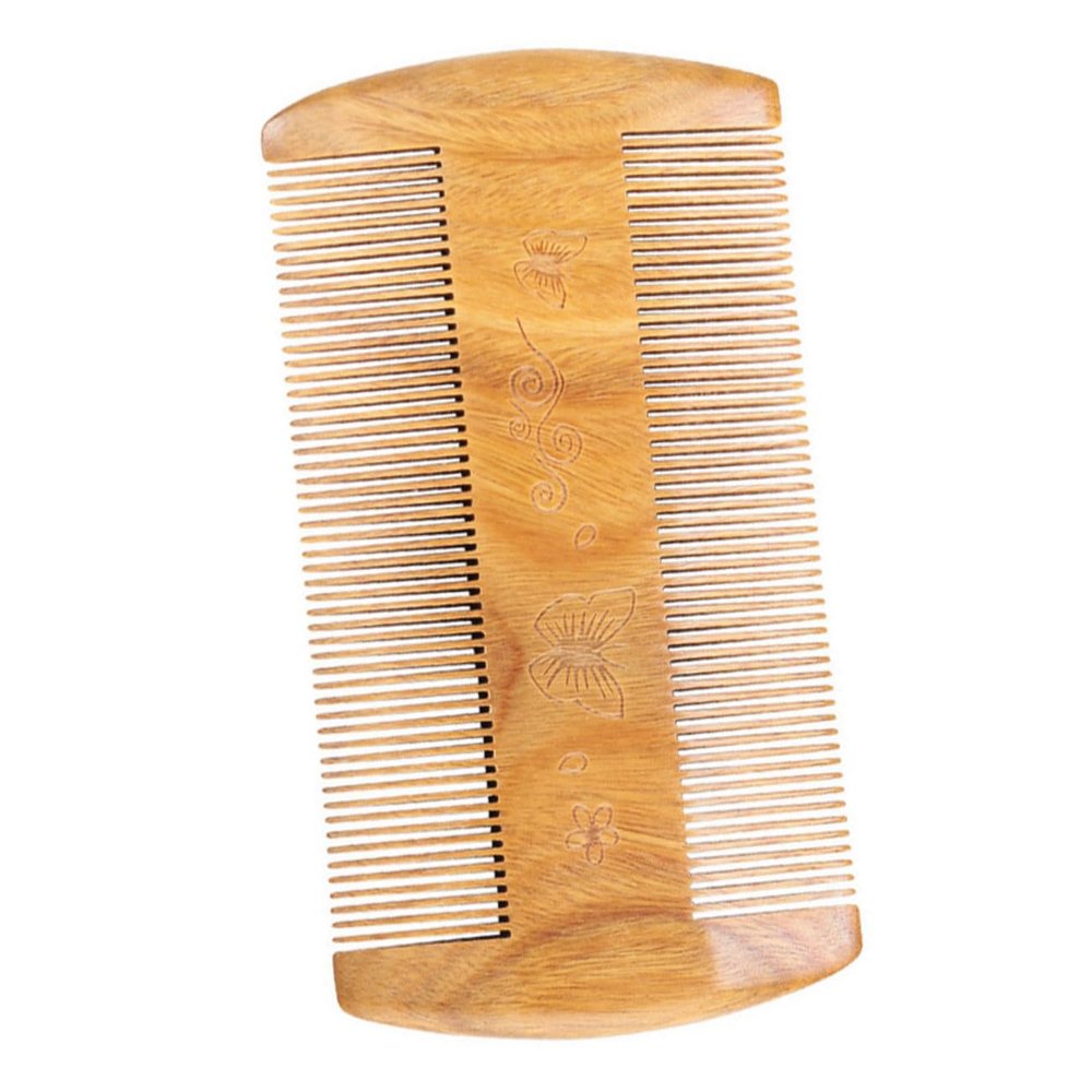 SHERCHPRY Men Pocket Comb Beard and Mustache Grooming Double Row Design Travel Comb