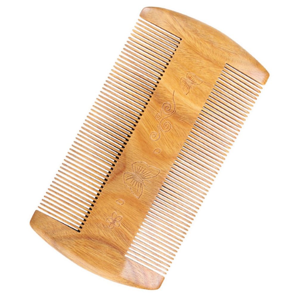 Healeved Beard Comb for Men Mustache Grooming Tool Natural Oil Spread Pocket Travel