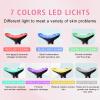 7 Colors Facial and Neck Massager,Lymphatic Contour Face Massager for Womens Skin Care- Rejuvenation- Lifting- Toning- Glow Boost-Tightening and Smooth view 2