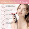 7 Colors Facial and Neck Massager,Lymphatic Contour Face Massager for Womens Skin Care- Rejuvenation- Lifting- Toning- Glow Boost-Tightening and Smooth view 3