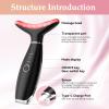 7 Colors Facial and Neck Massager,Lymphatic Contour Face Massager for Womens Skin Care- Rejuvenation- Lifting- Toning- Glow Boost-Tightening and Smooth view 4