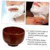 VICASKY Wooden Shaving Soap Bowl for Men Shave Foam Cup Face Shaving Men's Bowl view 2