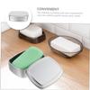 GLEAVI Practical Aluminum Soap Case Compact Leakproof Travel Storage Box for Soap and Toiletries Food-Grade Material Portable for Gym and Travel view 3