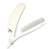 SHERCHPRY Sturdy Zinc Alloy Hair Comb Foldable Beard Styling Tool for Men Portable Pocket for Travel Grooming Accessory for Fathers and view 1