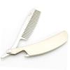 SHERCHPRY Sturdy Zinc Alloy Hair Comb Foldable Beard Styling Tool for Men Portable Pocket for Travel Grooming Accessory for Fathers and view 3