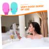 Healeved 2pcs Bathing Gloves Exfoliating Mitts for Shower Bath Gentle Body Scrub Mitts for Women Men Adults view 3