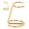 Yinhing Brush Holder, Zinc Alloy Sturdy Shaving Rack, Golden Stand for Men's Shaving Brushes view 2