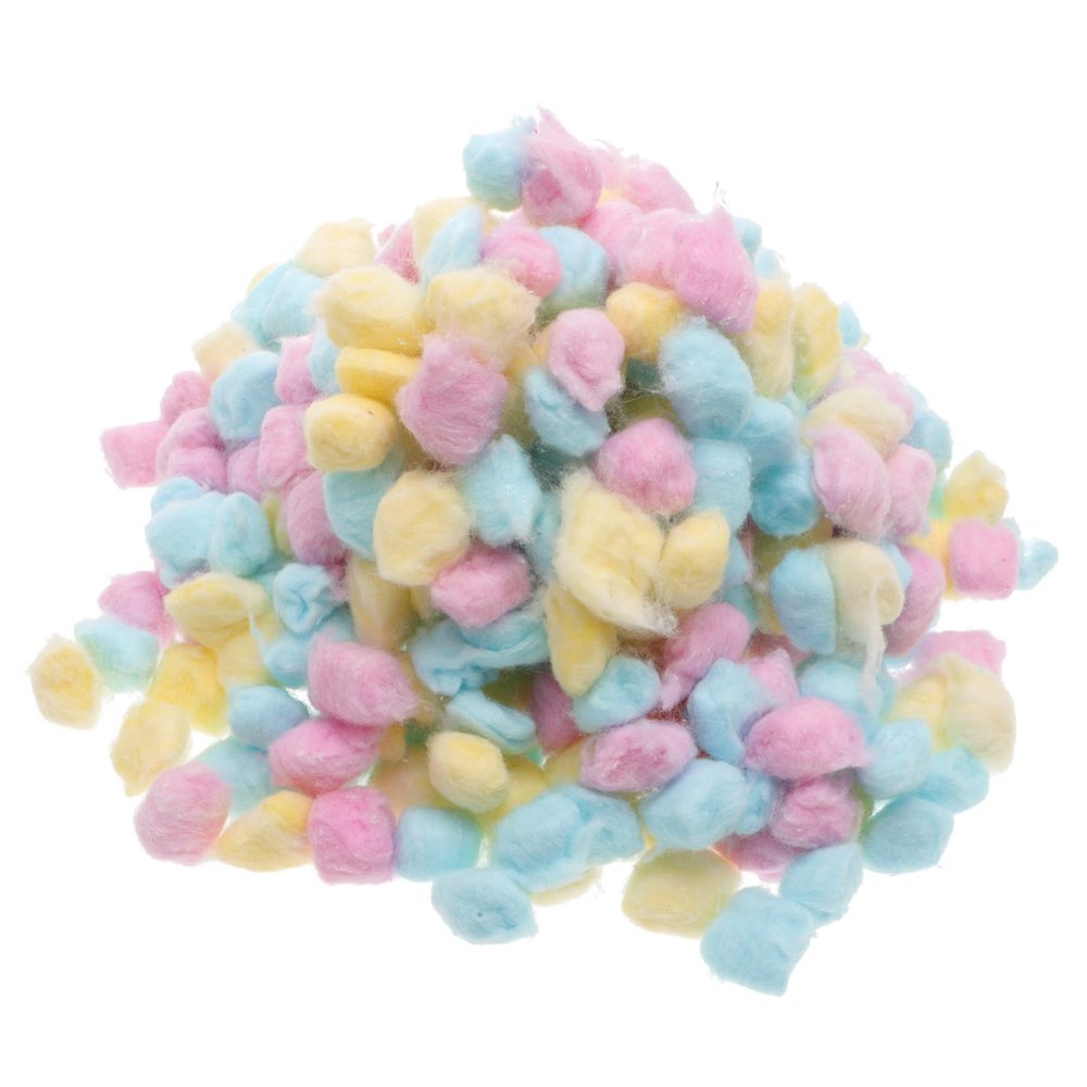 Healeved Cotton Balls Pink Yellow Blue Reusable Cotton Rounds for Face Cleansing Makeup Removal
