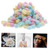 Healeved Cotton Balls Pink Yellow Blue Reusable Cotton Rounds for Face Cleansing Makeup Removal view 4