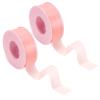 2 Rolls Silicone Gel Makeup Tape, 1/2'' x 8 Yards Pink Lash Tape, 100pcs Lip Brush for Lipstick and Lip Gloss view 4