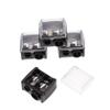 BAZEITFLOW 4pcs Dual Eyeliner Pencil Sharpener for Makeup and Eyebrow Pencils Lightweight and Portable Cosmetic Random Cover Color view 1