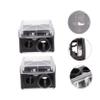 BAZEITFLOW 4pcs Dual Eyeliner Pencil Sharpener for Makeup and Eyebrow Pencils Lightweight and Portable Cosmetic Random Cover Color view 4