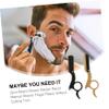 IWOWHERO Barber Shop Essential 2pcs Men's Fingertip Razors Manual Shaver for Beard Sideburns Short Fine Hair view 4