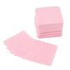 500PCS Nail Glue Bottle Cleaning Cotton Pads Fine Texture, Double Sided, Triple Layer Thick Design, Quickly Clean Eyelash and Nail Glue Bottles, Prevent Clogging (White) (Pink) view 1