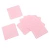 500PCS Nail Glue Bottle Cleaning Cotton Pads Fine Texture, Double Sided, Triple Layer Thick Design, Quickly Clean Eyelash and Nail Glue Bottles, Prevent Clogging (White) (Pink) view 2