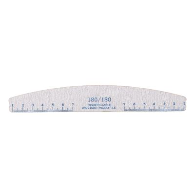 50PCS 180/180 Grit Nail File, Professional Reusable Washable Nail Art Polishing Files Nail Care Tools for Manicure Pedicure