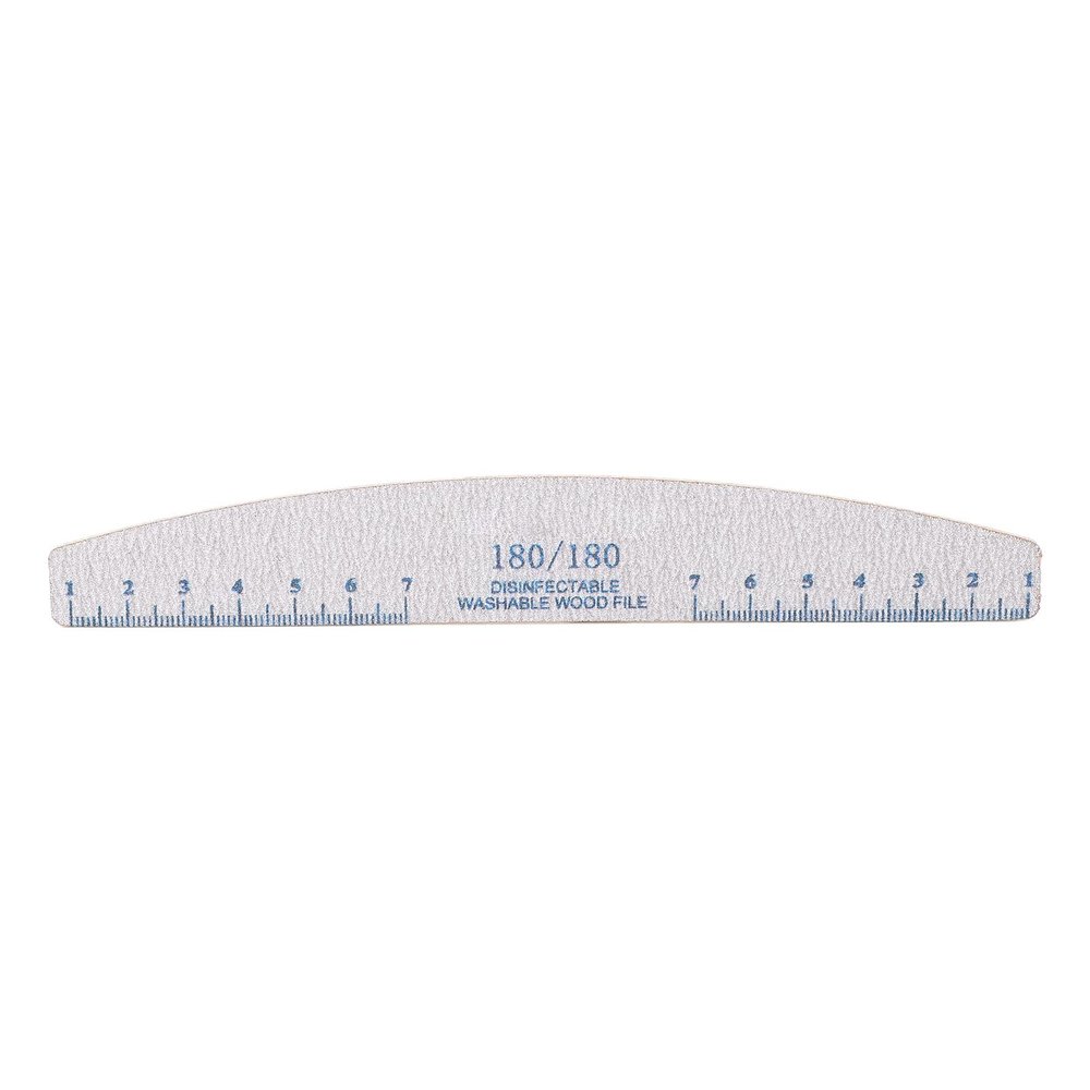 50PCS 180/180 Grit Nail File, Professional Reusable Washable Nail Art Polishing Files Nail Care Tools for Manicure Pedicure