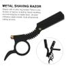 BIUDECO 2pcs Manual Razor for Men Beard Shaver Barber Razor Finger Easy Maneuvering view 4
