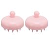 2pcs Hair Washing Brushes, Deep Cleaning Silicone Lanyard Hair Shampoo Brush for Relieving Itching Scalp Massage Brush for Homr Travel view 2