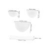 Healeved Silicone Mask Mixing Bowl Set with Applicators Diy Facial Mask and Hair Oil Mixing Kit for Home and Salon Use Easy to Clean Convenient and Practical view 2