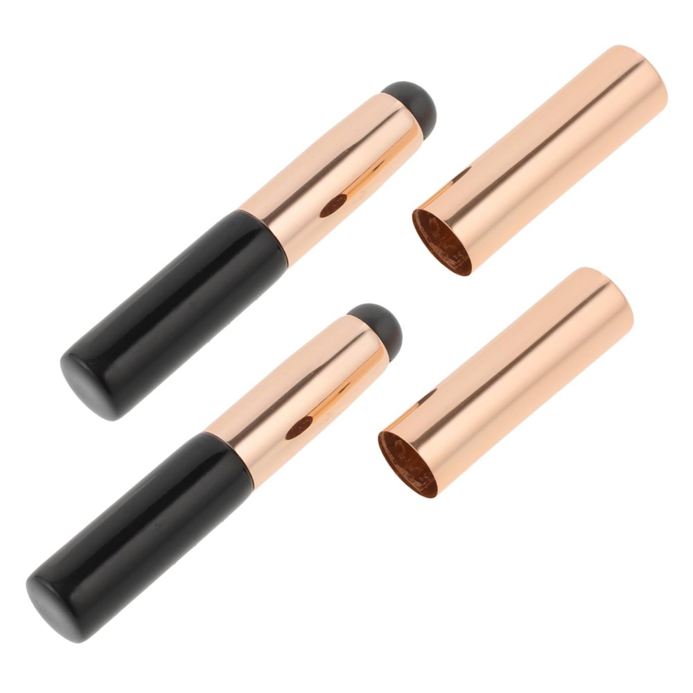 Healeved Lip Gloss Applicator Ergonomic Design Small Lip Brush for Lipstick Concealer and Eye Makeup Portable and for Travel