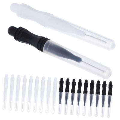 Healeved 60pcs Micro Eyebrow Brush with Caps Brow Lamination Tools for Eyebrow and Lash Extensions Compact Easy to Use Practical Safe and Reliable for