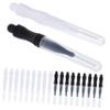 Healeved 60pcs Micro Eyebrow Brush with Caps Brow Lamination Tools for Eyebrow and Lash Extensions Compact Easy to Use Practical Safe and Reliable for view 1