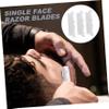 VICASKY 100pcs Single Face for Smooth Shaving Precision Old Folding Cutter for Men Grooming and Beard Trimming Ergonomic Design Blades view 4