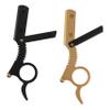 LIFKOME 2pcs Manual Razor Barber Finger Razor for Men Beard Shaver Gentle Blade for Grooming view 1