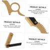LIFKOME 2pcs Manual Razor Barber Finger Razor for Men Beard Shaver Gentle Blade for Grooming view 3