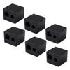 LIFKOME Dual Eyebrow Pencil Sharpener 6-Piece Set Double Hole Design Suitable for Cosmetic Pencils Makeup Accessories for Beauty Enthusiasts view 1