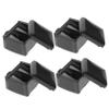 LOORGVEL 4pcs Durable Eyeliner Sharpener Black Cosmetic Tool for Makeup Pencils Lightweight Design for Eyebrow Lipstick Pencils Essential Makeup Accessories Easy to Use view 1