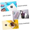 LOORGVEL 4pcs Durable Eyeliner Sharpener Black Cosmetic Tool for Makeup Pencils Lightweight Design for Eyebrow Lipstick Pencils Essential Makeup Accessories Easy to Use view 2