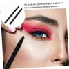 BAZEITFLOW 2pcs Double-ended Makeup Brush Angled Eyebrow Brush Eyebrow Shaping Tool for Brow Eye Makeup Gentle view 2