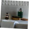 Healeved Shaving Stand Organizer Metal Brush Holder for Convenient Bathroom Storage Compact Design Non- Base Finish view 2