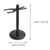 SHERCHPRY Beard Shaving Tools Rack Zinc Alloy Razor Holder Razor Stand Brush Holder view 3