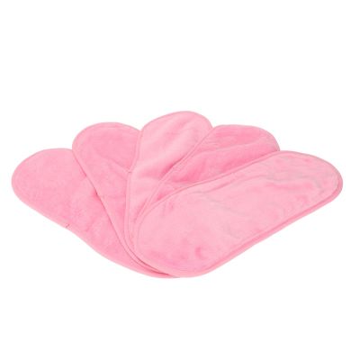 5pcs Makeup Remover Cloth, Soft Comfortable Fleece Washable Microfiber Face Cloth for Face Cleansing
