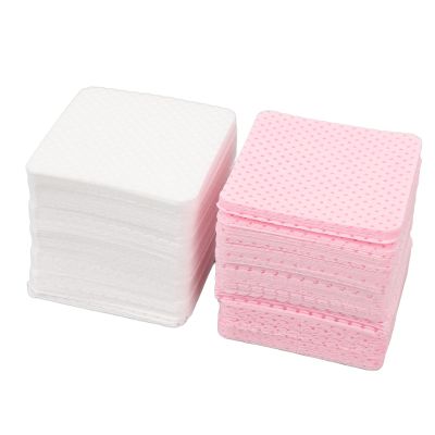 1000pcs No Lint Nail Wipes Set, Double Sided 3 Layered Thickened Cotton, Nail Glue Cleaning Pads for Manicure Pedicure, Eyelash Glue Cleaning